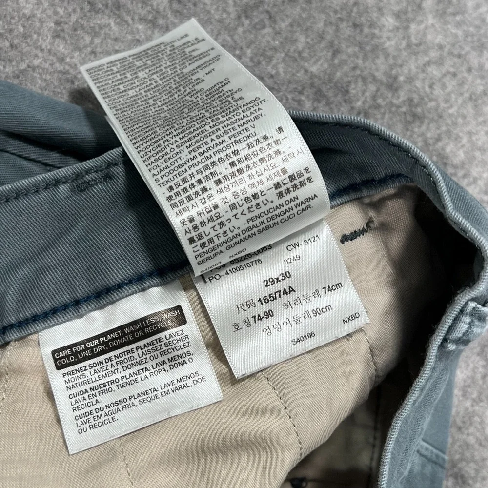 Levi's‎ XX Chino Gray Wash Denim Standard Taper Leg Jeans Men's Size 29x28*